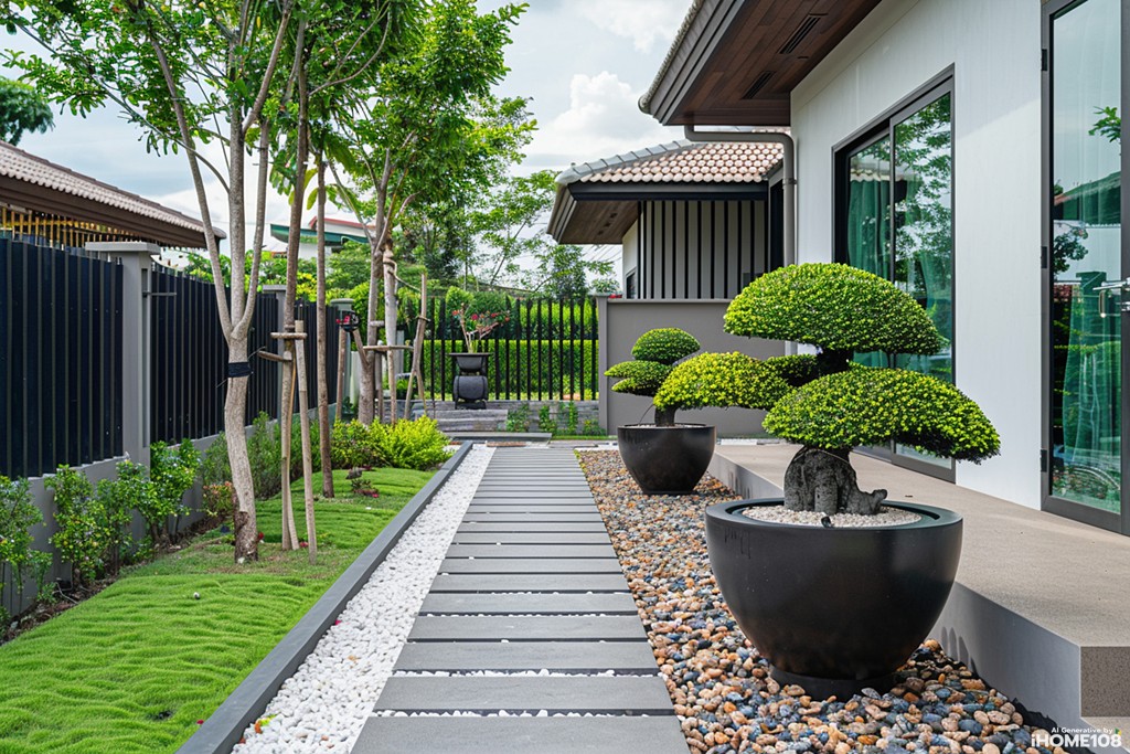 Thiết kế sân vườn hiện đại